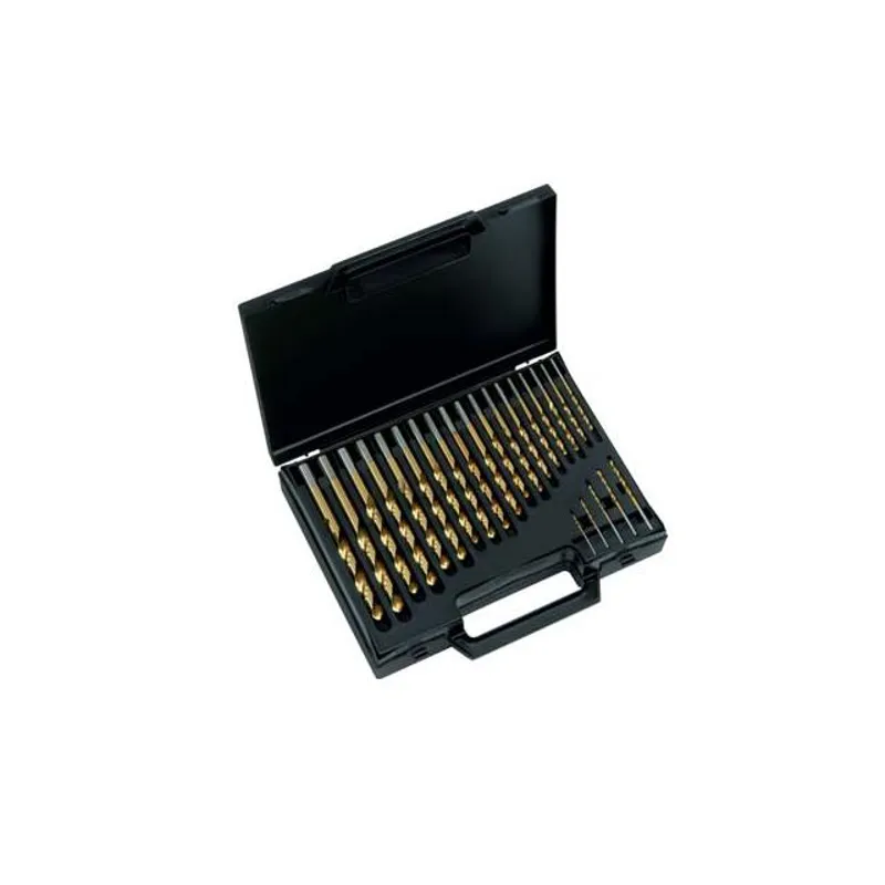 1 - 10.2mm HSS-Co Cobalt Jobber Drill Set includes tapping sizes