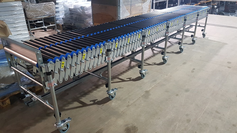 FLEXIBLE, EXPANDING CONVEYORS