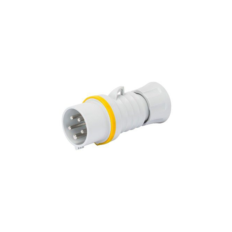 Gewiss Straight Plug HP IP44 2P+E 16A 110V Yellow