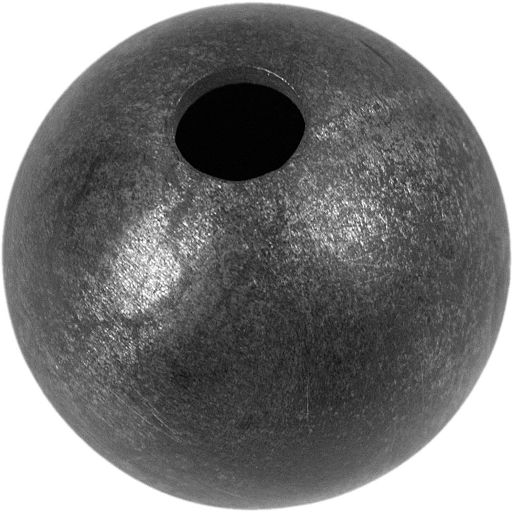 Holed Smooth Sphere - Diameter 50mmHalf Drilled To Fit 16mm Round Bar