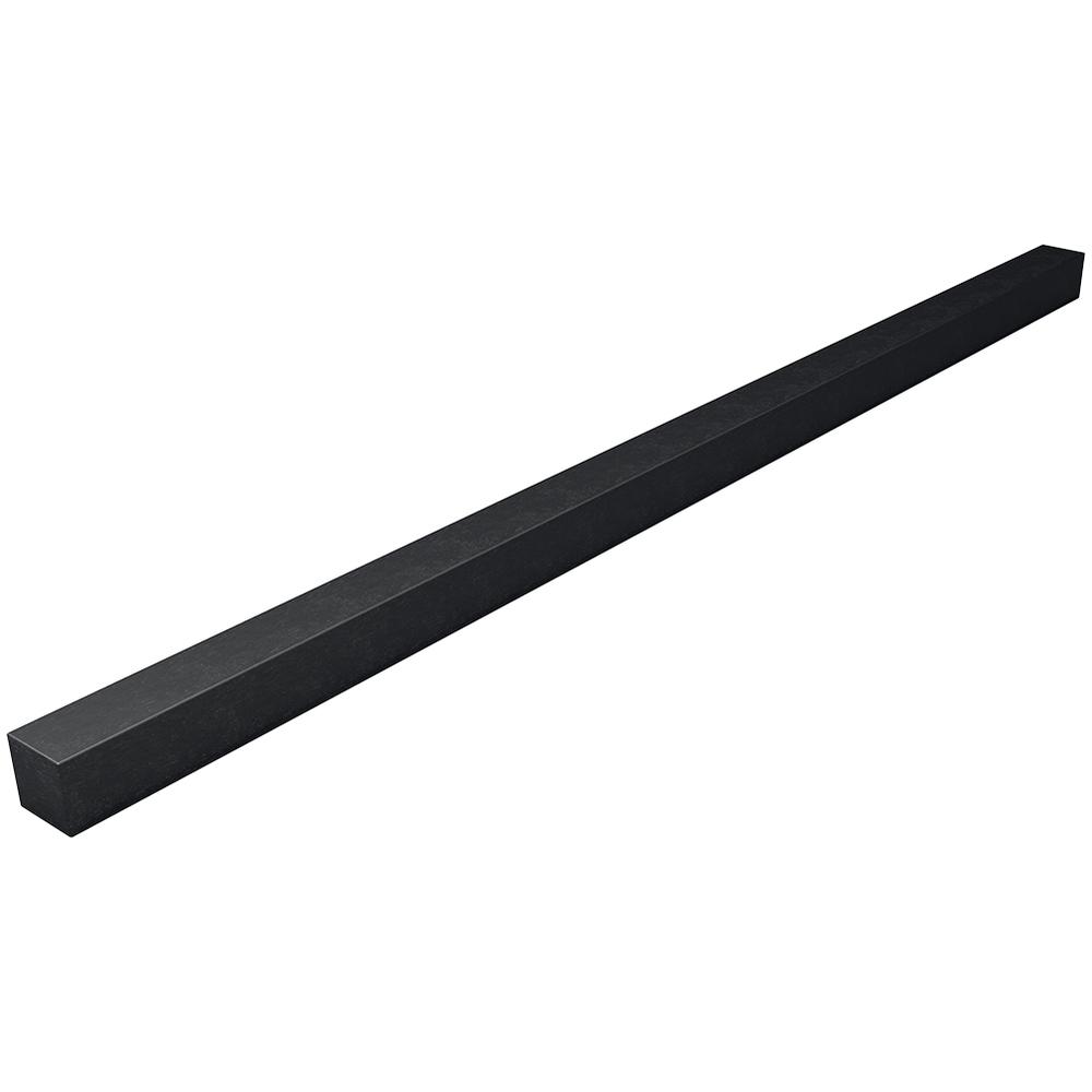 Black Recycled Plastic Sub Frame W 50 x H 50 x L 3600mm 