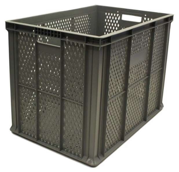 85 Litre Perforated Euro Plastic Stacking Container