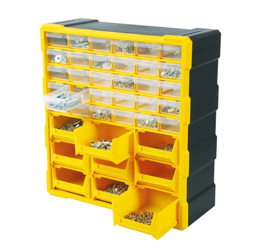 Component Organisers with 9 Bins & 30 Drawers for Offices