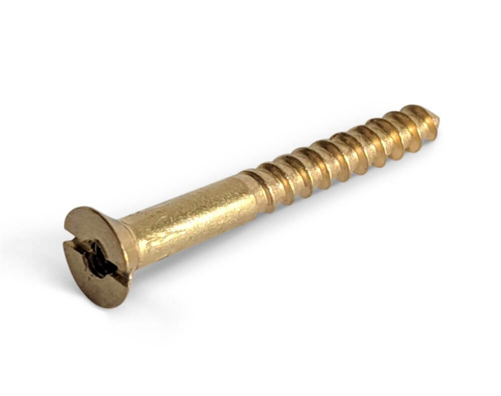 4.2x60mm Brass Countersunk Mirror Screws 6BA