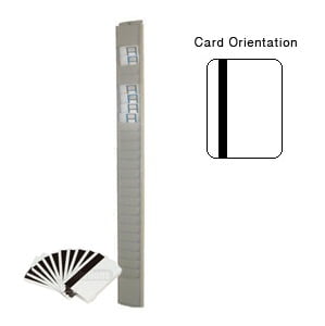 High Quality RBV Metal Swipe Card / ID Badge Holder (Portrait) For Blue Chip Companies