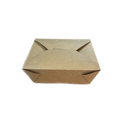 No.1 Snack Box Kraft - QSB1 (26oz) Cased 450 For Catering Hospitals
