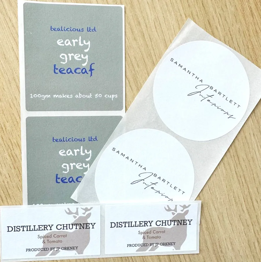 Custom Self Adhesive Paper Labels