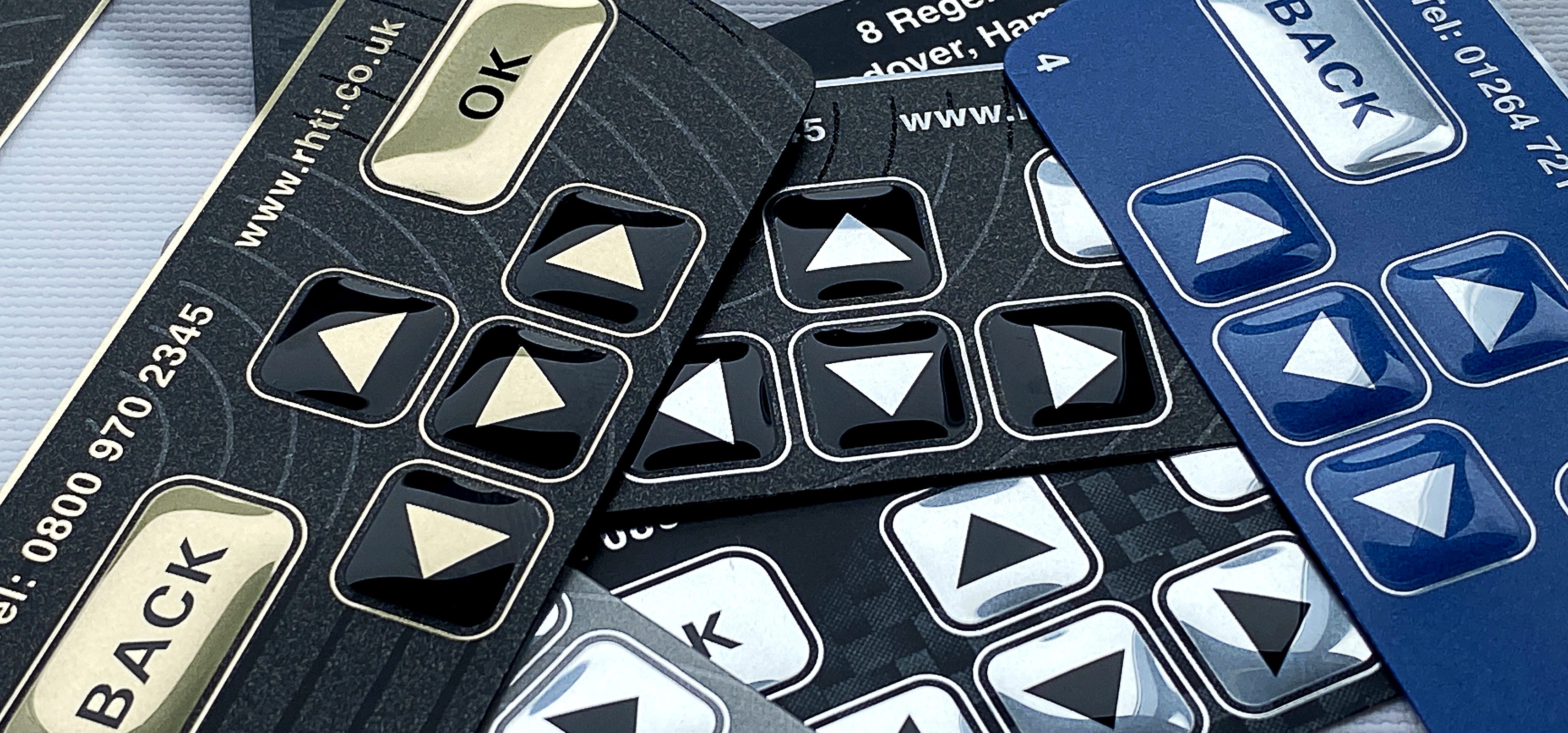 High-Quality Graphic Overlays for Membrane Keypads and Control Panels For Manufacturing Services