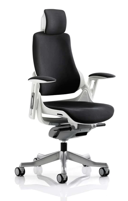 Zure Orthopaedic Fabric Office Chair - Optional Colour and Headrest UK