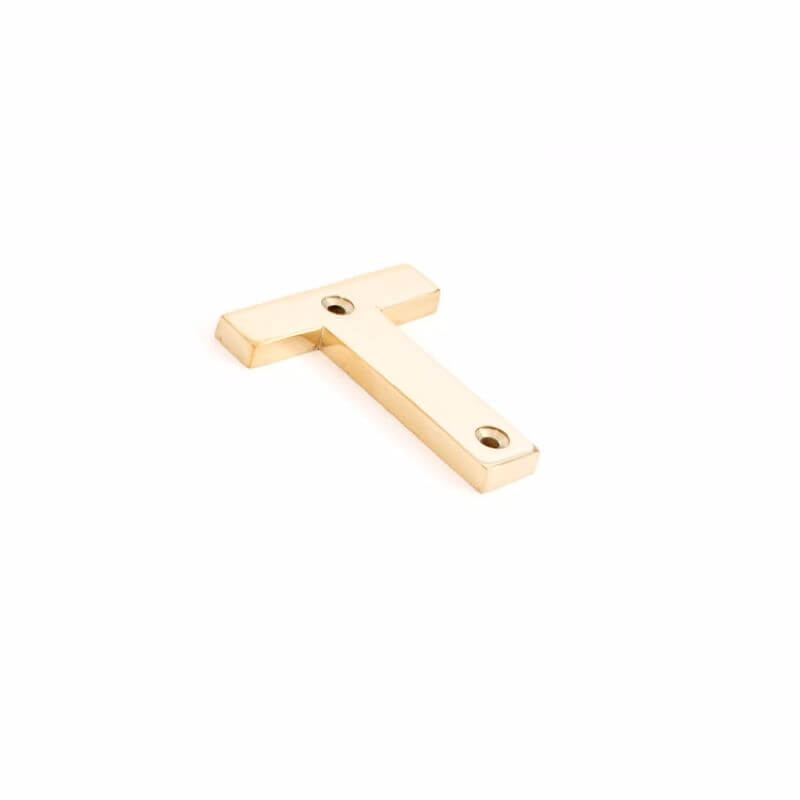 Anvil 83801T Pol. Brass Letter T