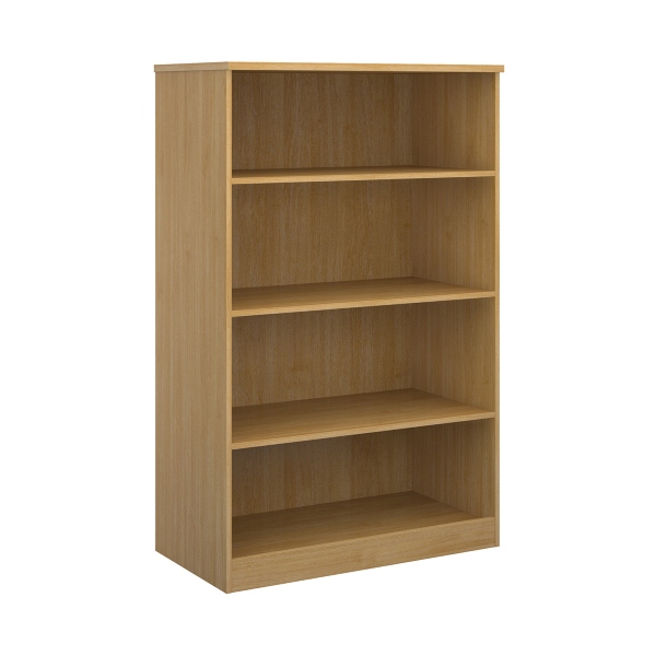Deluxe Bookcase with 3 Shelves - Oak