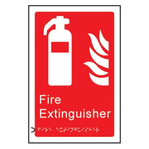 Braille - Fire Extinguisher