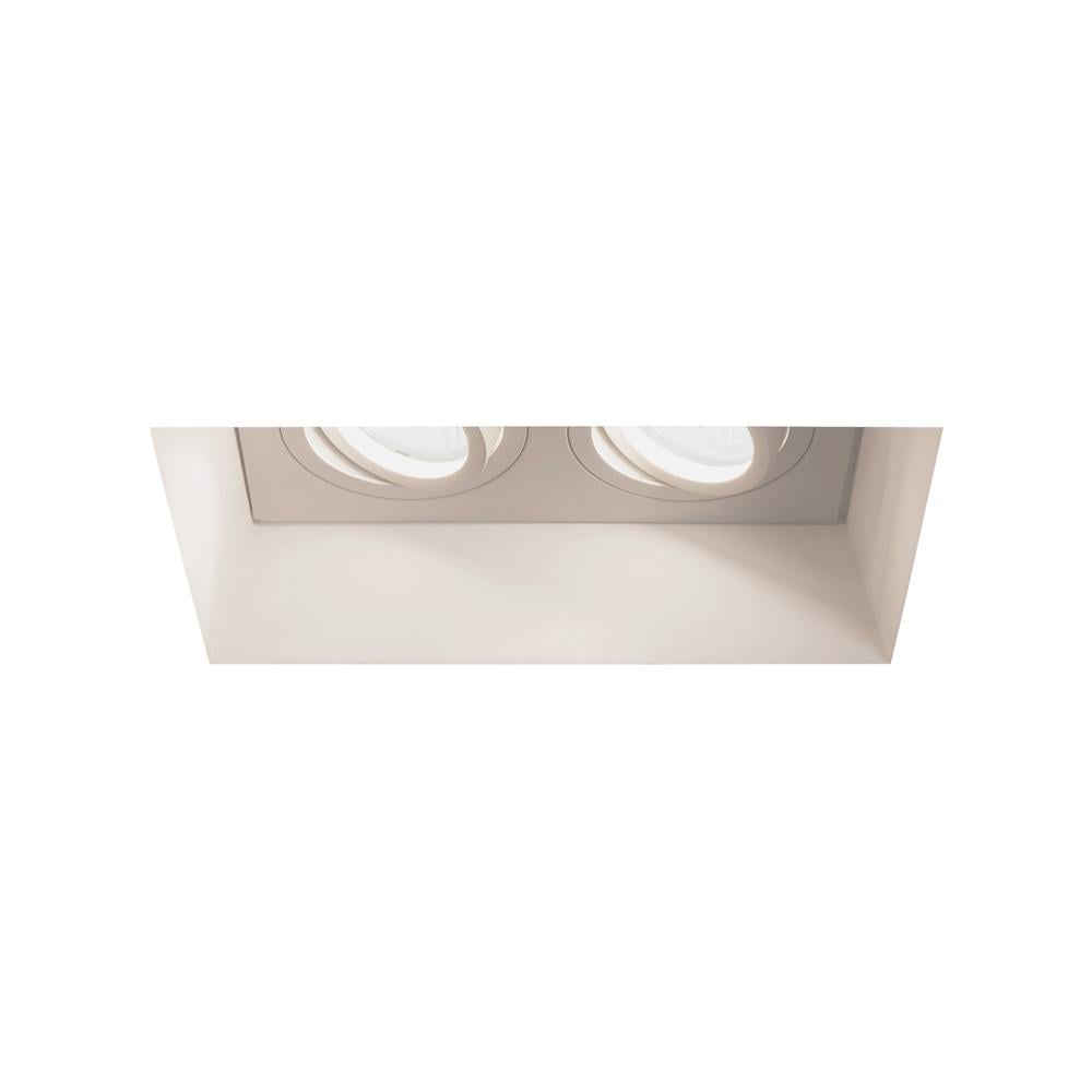 Astro Blanco Twin Adjustable Plaster GU10 Downlight