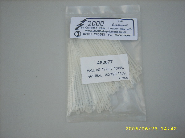 Beaded Cable Ties 100mm
[CT N100B]