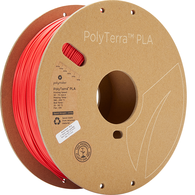 PolyTerra PLA Lava Red 1.75mm 1Kg