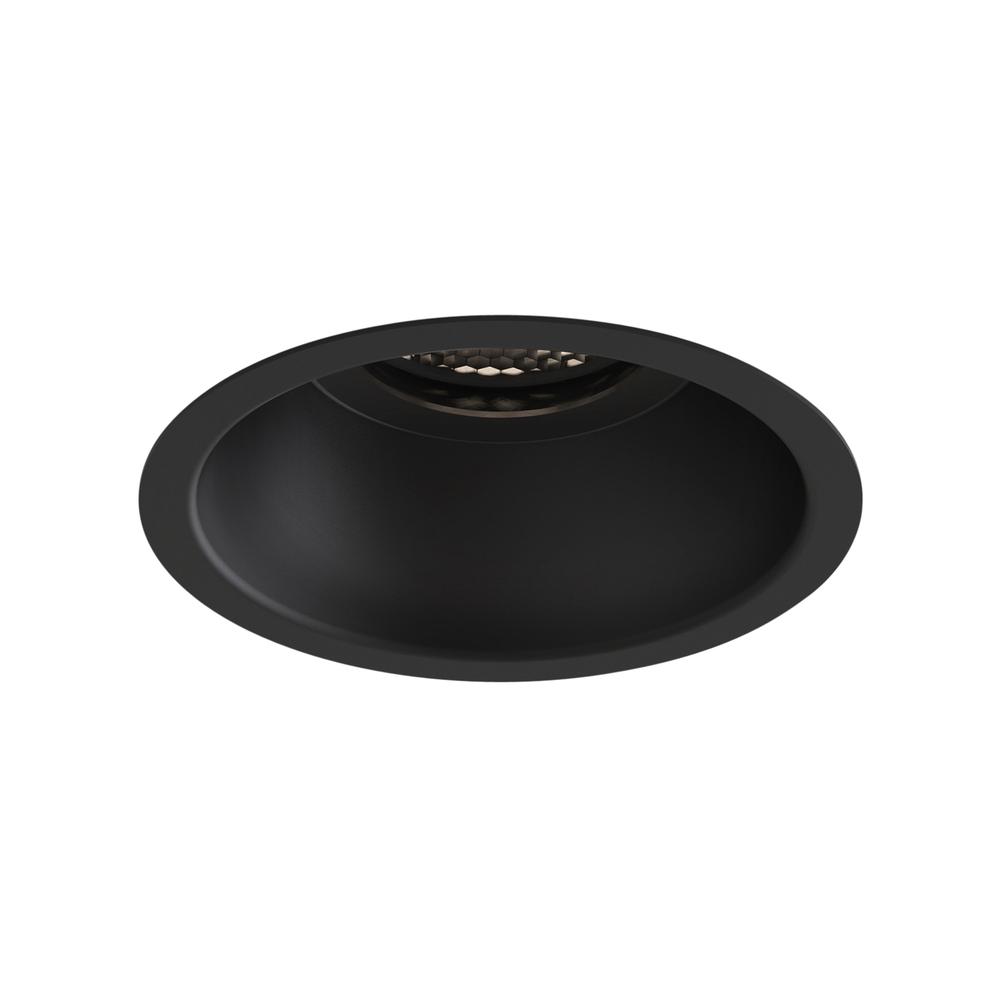 Astro Minima Slimline Round Fixed Fire Rated IP65 Matt Black GU10 Downlight