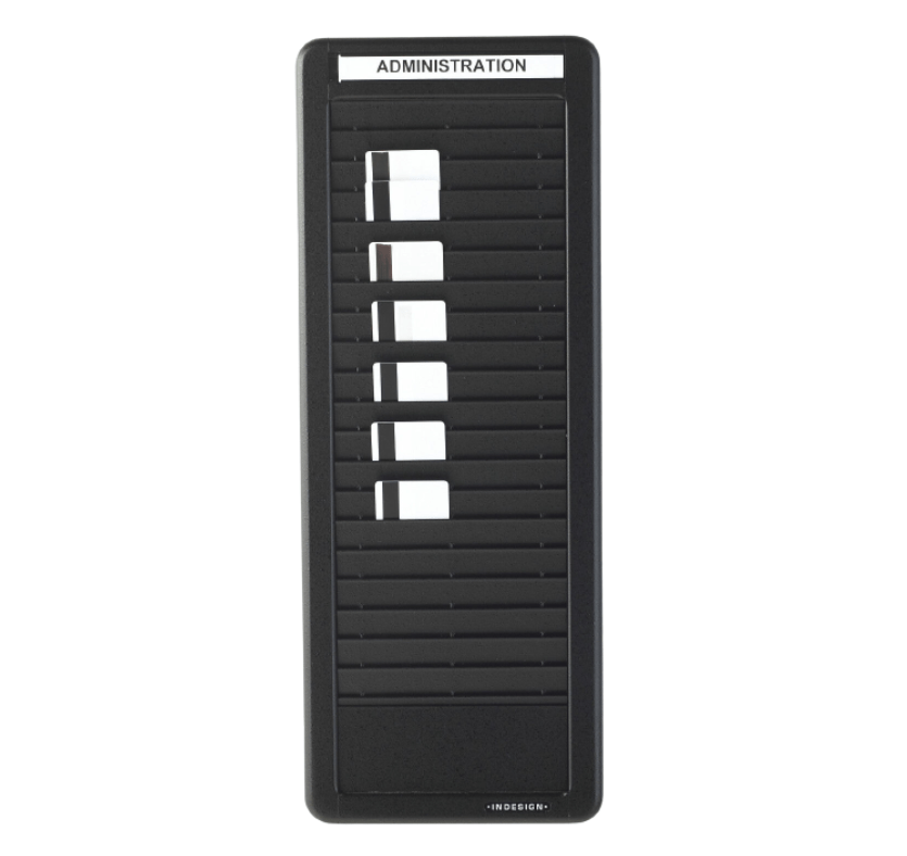 Specialising In RBH60 60 Slot Swipe Card / ID Badge Rack For Attendance Monitoring