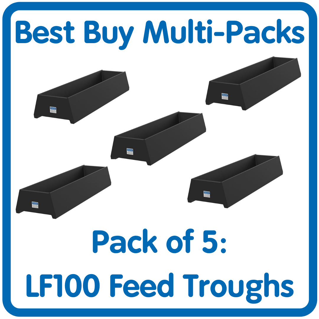 Pack of 5: LF100 Feed Troughs