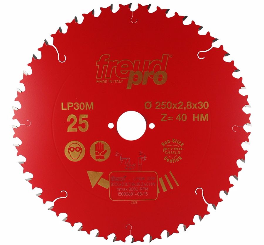 Freud HH GP Wood Saw Blade 250x30mm x T40