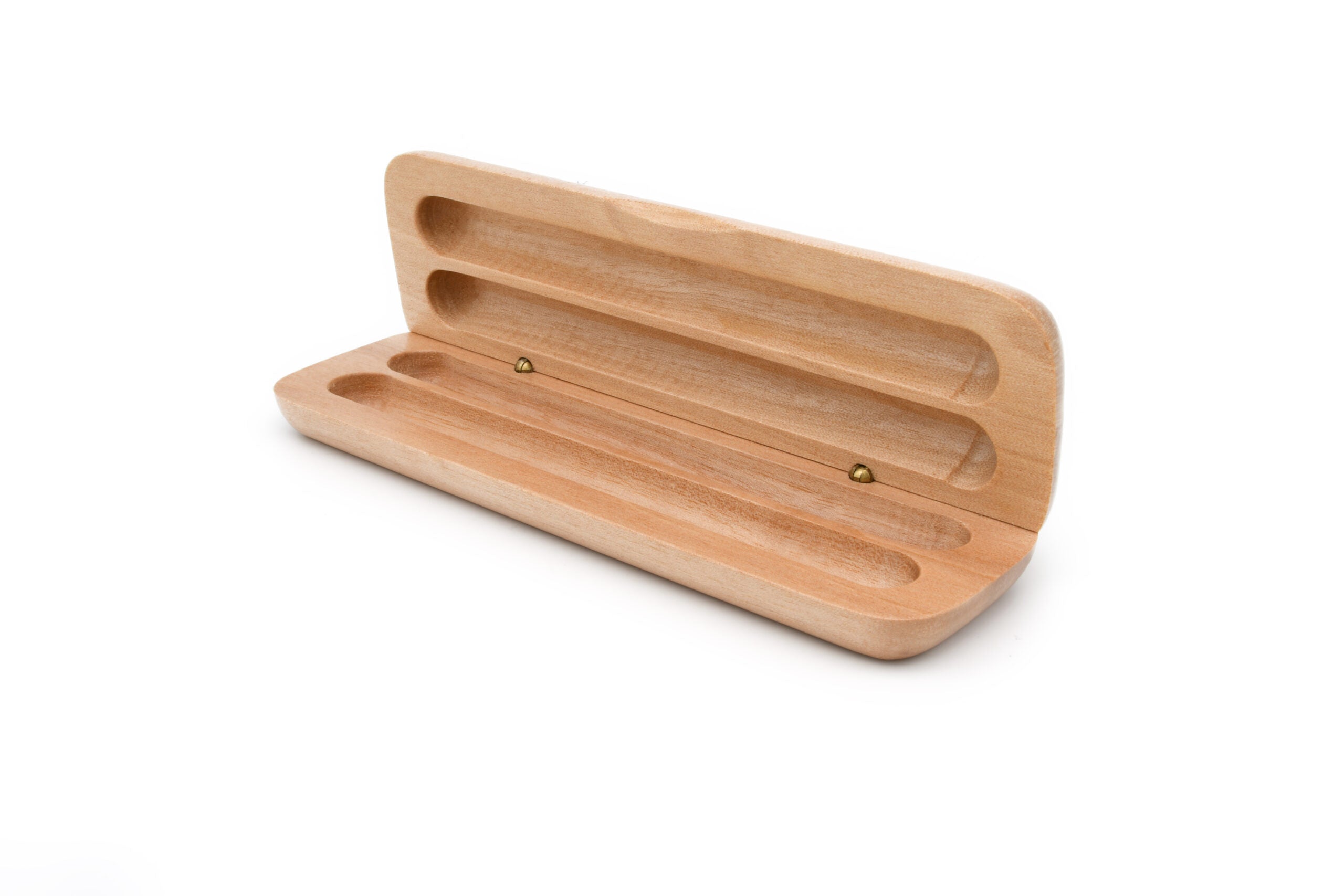 Rotur Wooden Pen Case Maple colour (double)