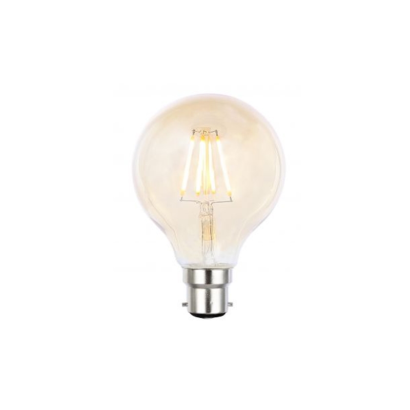 Forum LED Filament Lamp G80 B22 4W Tinted