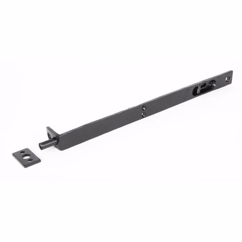 Anvil 33392 Black 12'' Flush/Slide Door Bolt