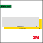 Ready Made Short 18 1/2 Inch Number Plates - 3M for Vehicle Coach Builders