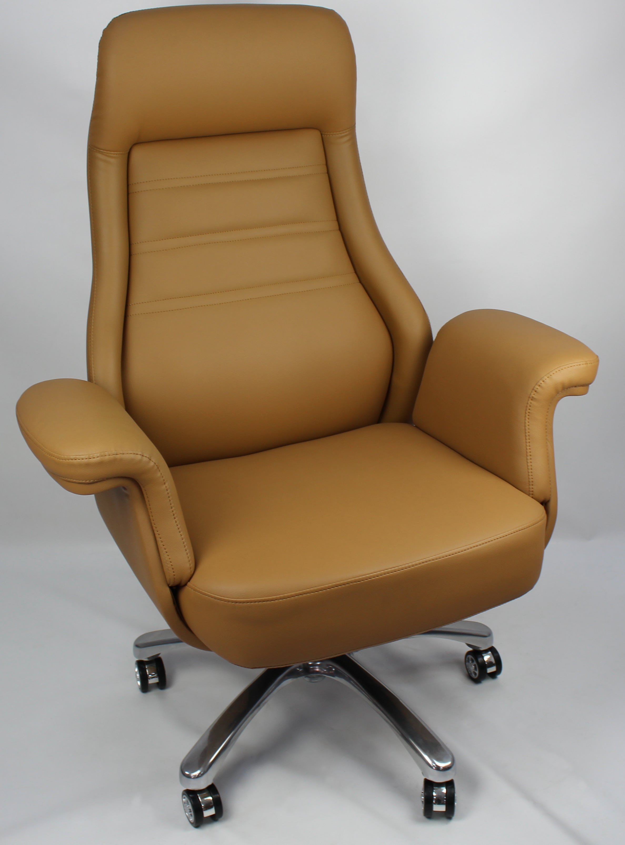 Providers Of Beige Leather Executive Office Chair - DH-090 Near Me