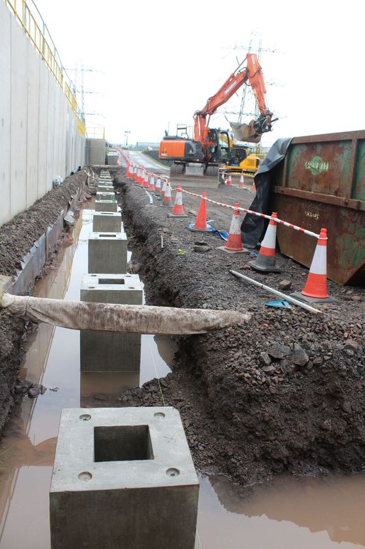Precast Concrete Cable Troughs For Substations