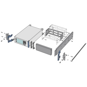 Rohde & Schwarz ZZA-T36 19" Rack Adapter, For 2 HU Instrument w/ Spacing Module, D250/D350/D450, For BW2000 Cabinets