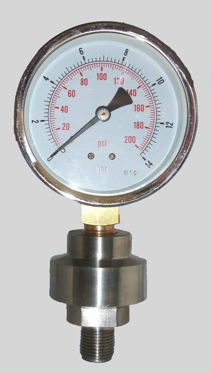 Chemical-Resistant Pressure Gauges With Diaphragm Seals