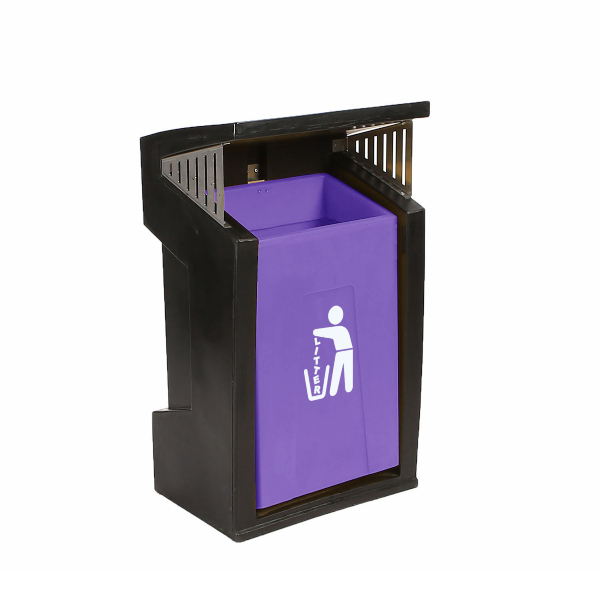 Provincial Litter Bin - Light Green