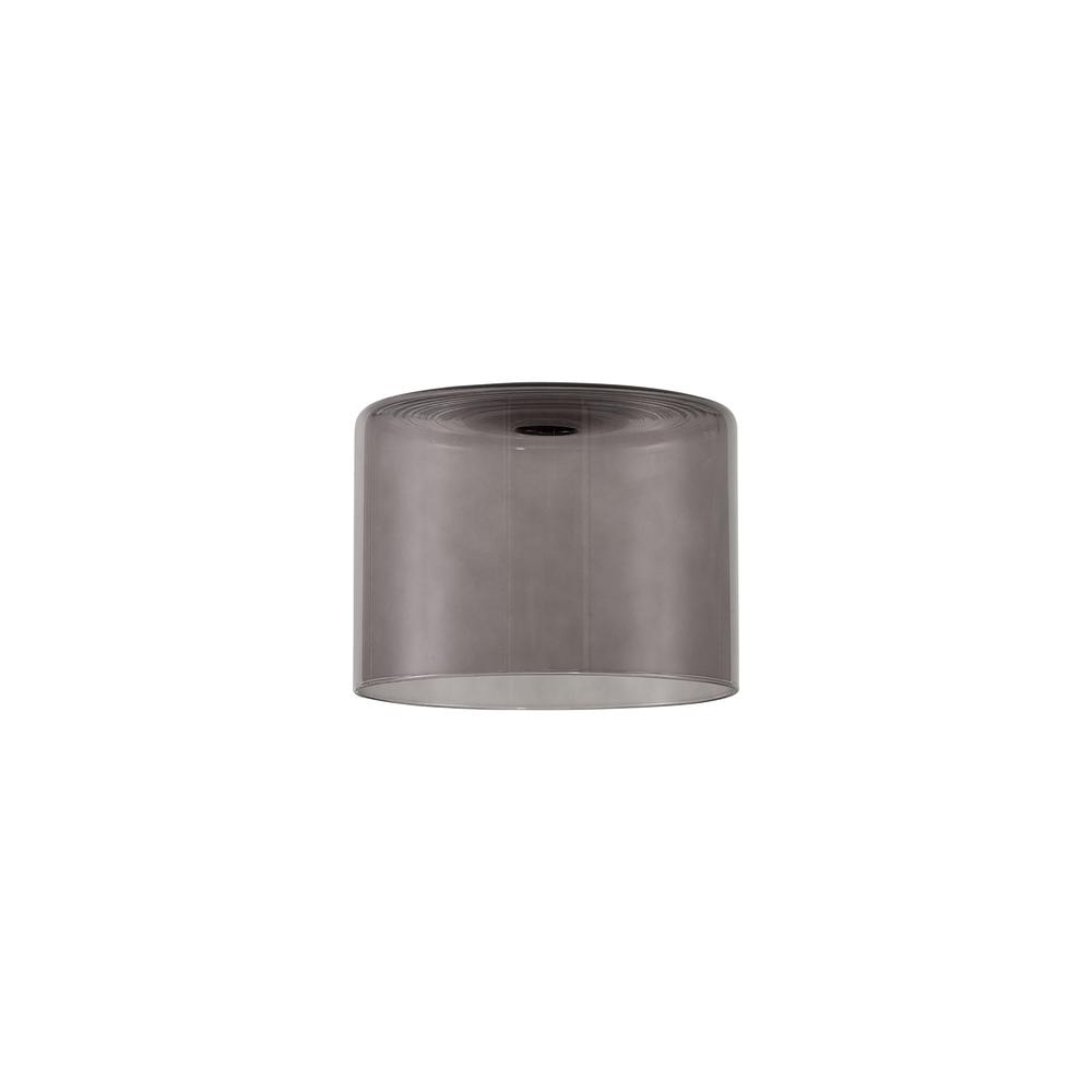 Luxuria Apex 150x110mm Short Cylinder (A) Smoke Glass Shade