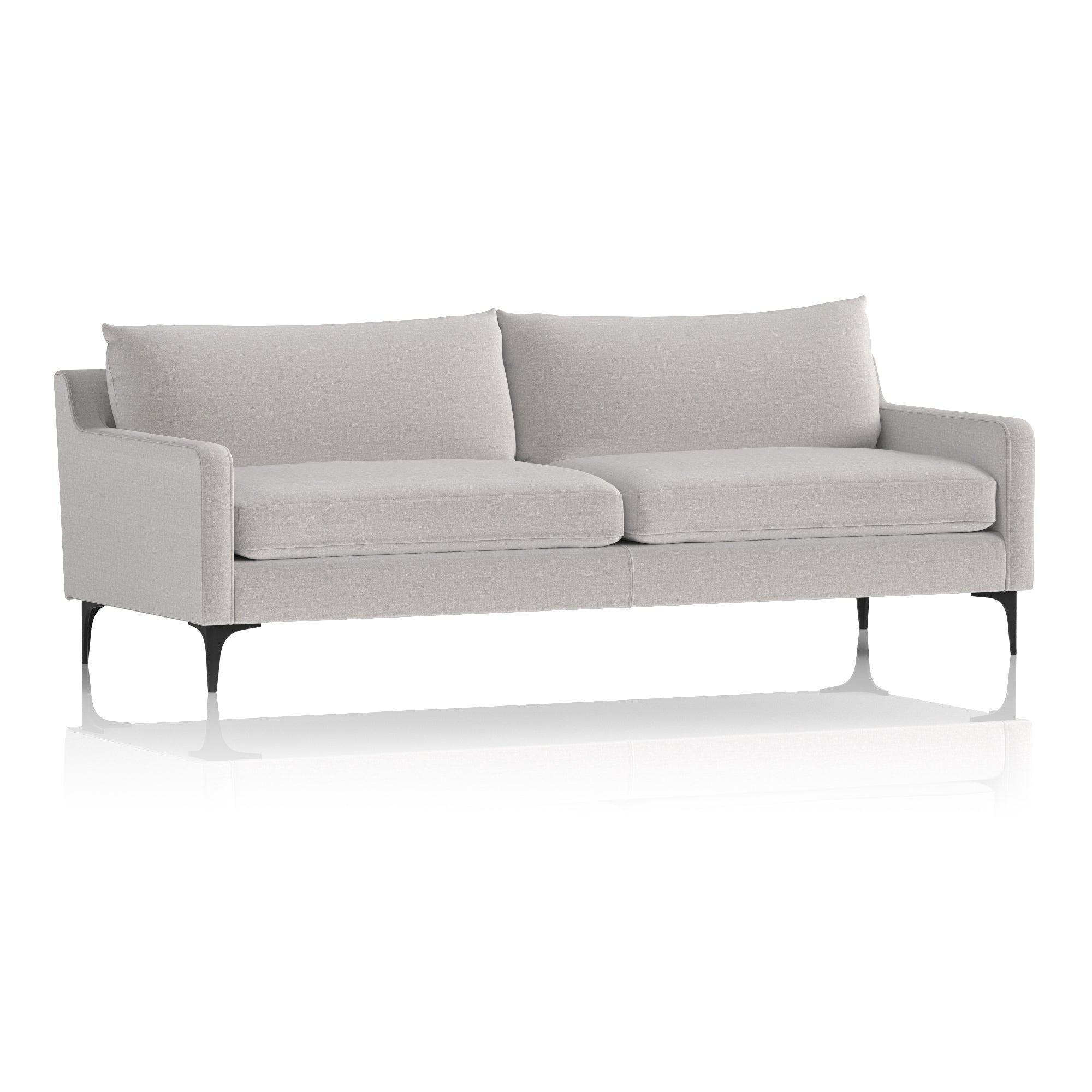 Providers Of Emmy Cushioned 3 Seater Light Grey Boucle Fabric Sofa UK