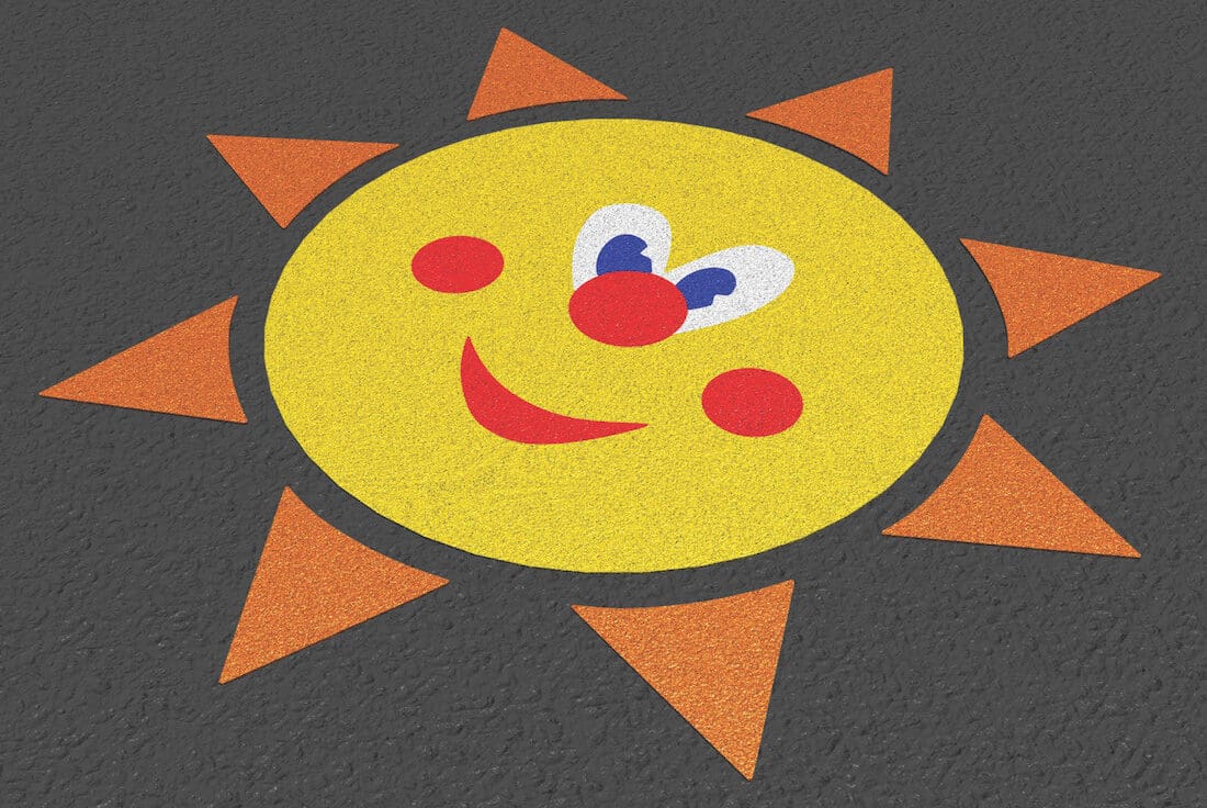 Smiley Sun - Playground Graphics