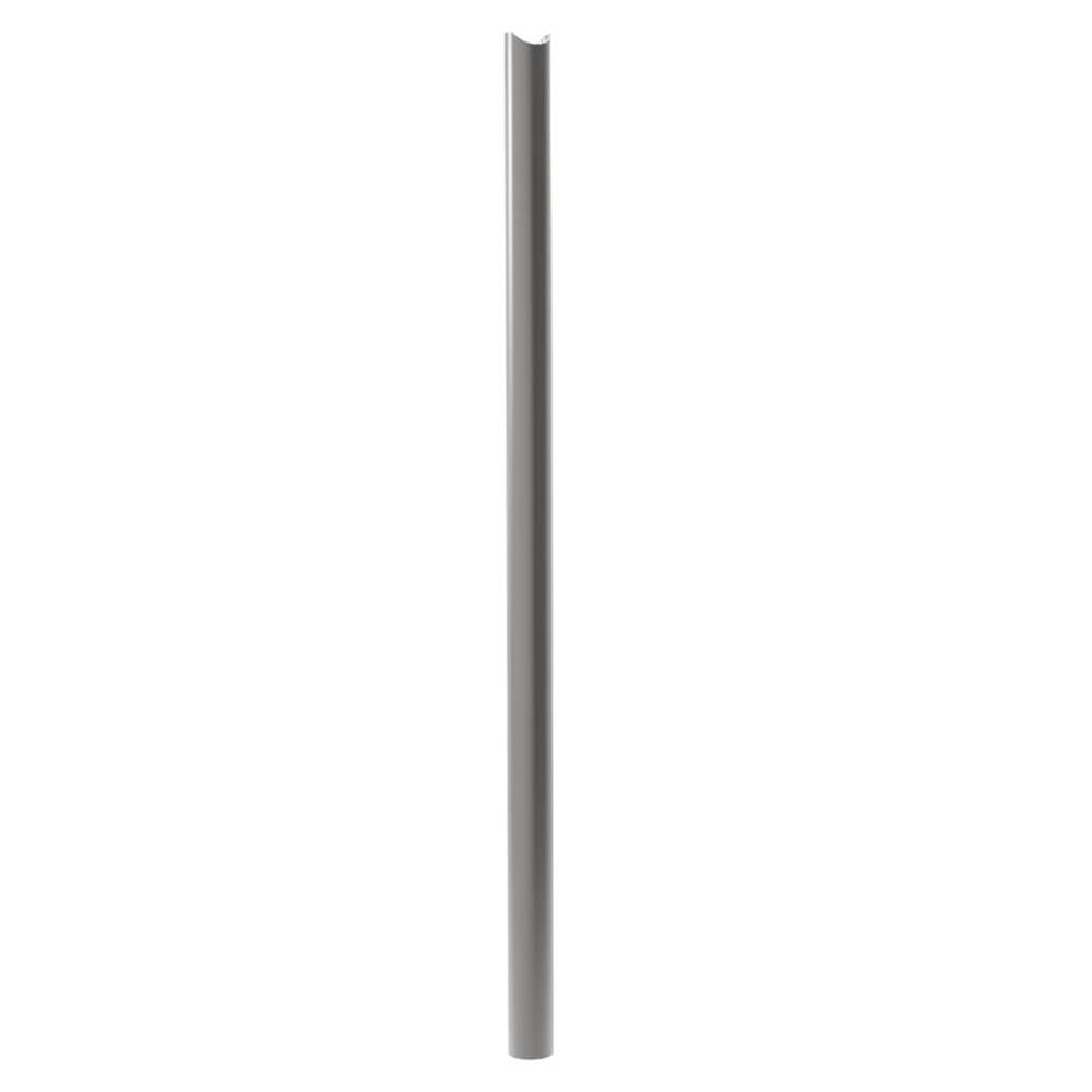 Plain Notched Post - 1065mm Long48.3mm O/D Tube  - Mild Steel