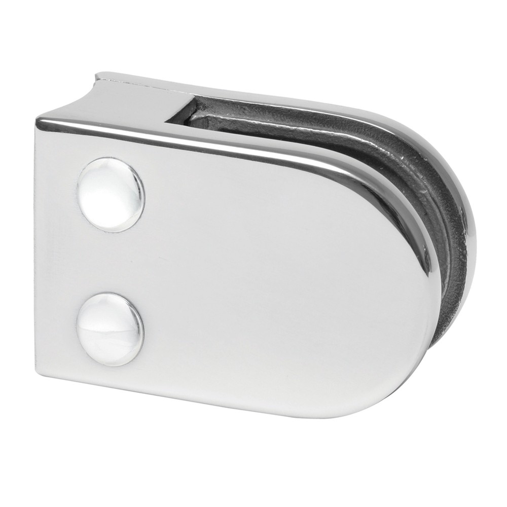 Balustrade Glass Clamp Stainless 316 Mirror Finish 10mm Glass For 42.4mm