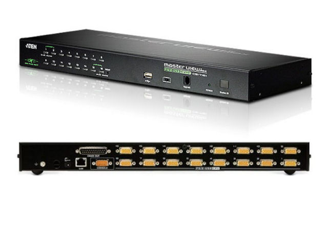 CS1716I - Aten - 16 Port PS/2-USB IP KVM Switch, 1-Local/Remote Share Access, VGA KVM over IP Switch, Cascade/ stackable