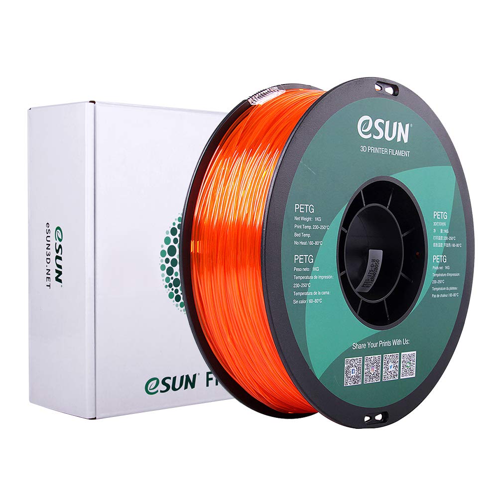 eSUN PETG Orange 1.75mm 1Kg 3D Printing filament