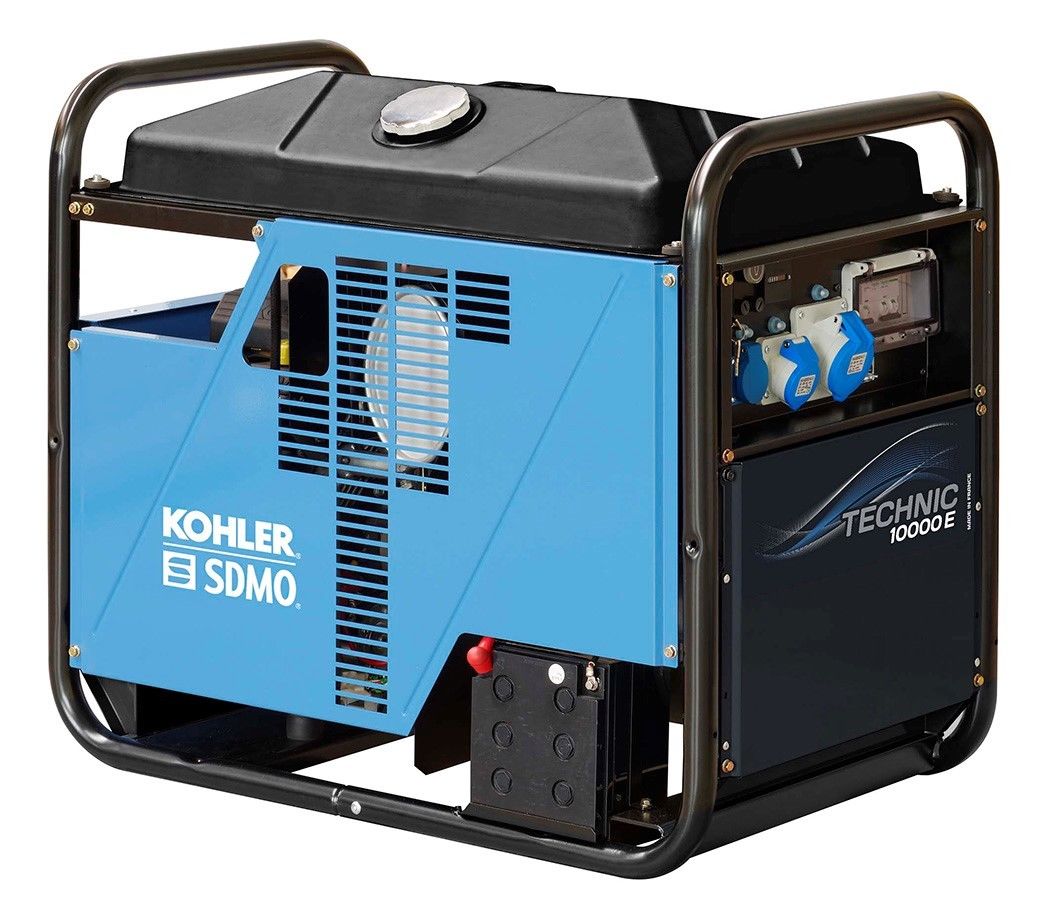 Kohler SDMO Technic 10000A AVR AMP202 Electric Start UK 10KW Long Run Petrol Generator