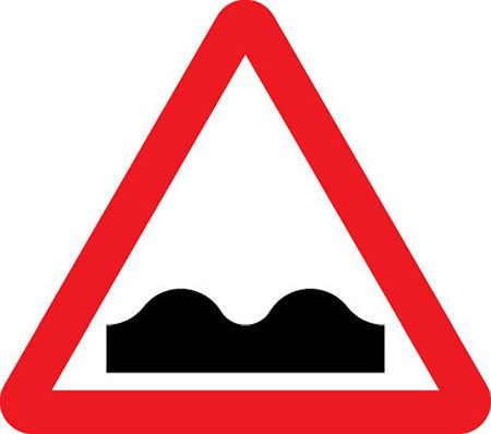 Uneven road