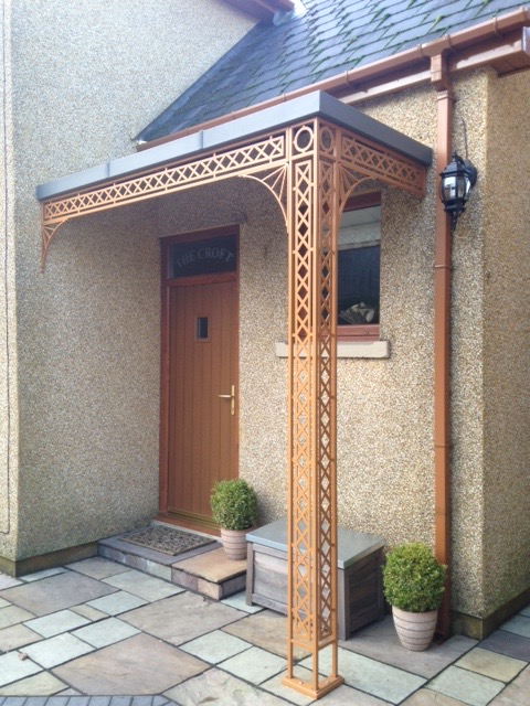 Georgian Corner Porch & Covered Walkway