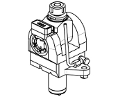 Axial driven tool for Sub-spindle MT CAPTO