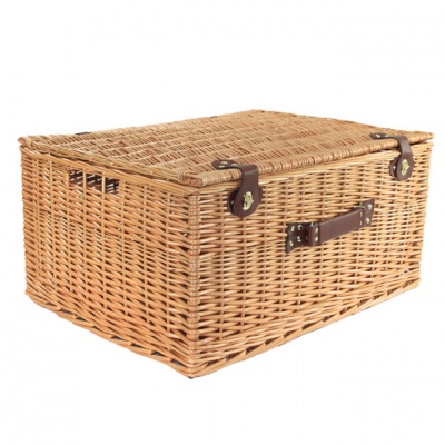 Superior NATURAL WICKER Hamper (25") 65x52x34cm - XX-LARGE