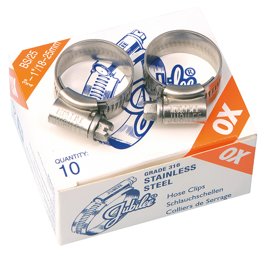 JUBILEE 316 Grade Stainless Steel Clips