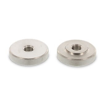 M5 Knurled Nut Low Type A1 Stainless DIN 467