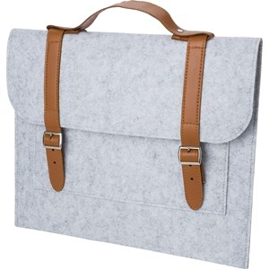 1Buckled Document Bag Eco Felt RPET