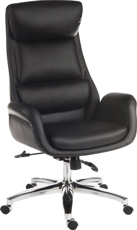 Providers Of Black Leather High Back Reclining Office Chair - AMBASSADOR Huddersfield