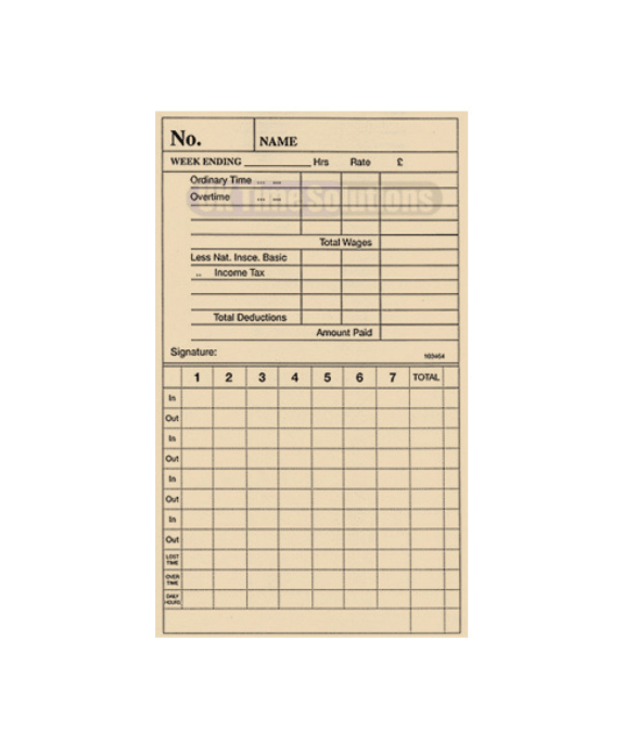 Trusted Leaders In CPH Punch Hole Clocking&#45;In Card (Pack of 1000) For Absence Management