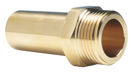 JOHN GUEST Male Brass Stem Adaptor Male NPT